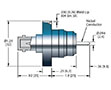 Nickel Pin Miniature Safe High Voltage (SHV) Coaxial Electrical Connector (15619-01-W) - 2