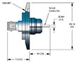 Nickel Pin Miniature Safe High Voltage (SHV) Coaxial Electrical Connector (21303-01-KF) - 2