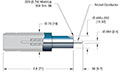 Weld Installation Bakeable Miniature Safe High Voltage (BSHV) Coaxial Electrical Connector (7546-02-W) - 2