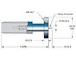 ConFlat Flange Installation Bakeable Miniature Safe High Voltage (BSHV) Coaxial Electrical Connector (7585-02-CF) - 2