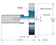 ConFlat Flange Installation Bakeable Miniature Safe High Voltage (BSHV) Coaxial Electrical Connector (7584-02-CF) - 2