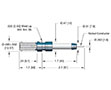 1 Pin and Weld Installation Exposed Miniature Safe High Voltage (SHV) Coaxial Electrical Connector (17213-01-W) - 2