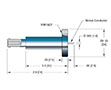 1 Pin and ConFlat Flange Installation Recessed Miniature Safe High Voltage (SHV) Coaxial Electrical Connector (17219-01-CF) - 2