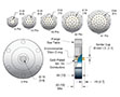 3 Pin and ConFlat Flange Installation Single Ended Circular Type MIL-C-26482 Electrical Connector (17148-01-CF) - 2