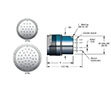 20 Pin and Weld Installation Single Ended Circular Type MIL-C-5015 Electrical Connector (10096-04-W) - 2