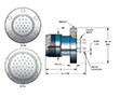 20 Pin and ConFlat Flange Installation Single Ended Circular Type MIL-C-5015 Electrical Connector (10096-03-CF) - 2