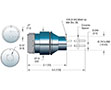 2 Pin and Weld Installation Single Ended Circular Type Power MIL-C-5015 Multi-Pin Electrical Connector (18093-02-W) - 2