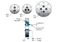 2 to 4 Pins Subminiature-A (SMA) Coaxial Electrical Connector (ConFlat)