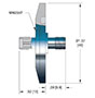 1 Pin Subminiature-A (SMA) Coaxial Electrical Connector (50 Ohm High Frequency/Double Ended/NW25KF)