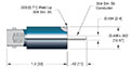 1 Pin Single Ended Grounded Shield Bayonet Neill-Concelman (BNC) Coaxial Electrical Connector (7007-02-W) - 2