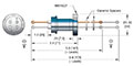 ConFlat Flange Installation 16 or 2 Pairs Loop Type Thermocouple (8820-02-CF) - 2