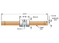 0.26 Inch (in) Inner Diameter (ID) 5 Kilovolt (kV) Cryogenic Electrical Isolator (17228-01-B) - 2