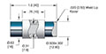 15 Kilovolt (kV) Direct Current (DC) Voltage and 0.31 Inch (in) Insulator Inner Diameter Vacuum Electrical Isolator (9997-05-W) - 2