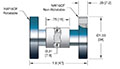 15 Kilovolt (kV) Direct Current (DC) Voltage and 0.31 Inch (in) Insulator Inner Diameter Vacuum Electrical Isolator (4511-01-CF) - 2