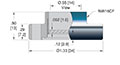 0.55 Inch (in) View Diameter ConFlat Flange Sapphire Viewport Sight Glass (9547-04-CF) - 2