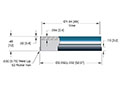 1.94 Inch (in) View Diameter Weld Installation Sapphire Viewport Sight Glass (17105-03-W) - 2