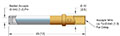 15 Ampere (A) Conductor Current Rating Copper Alloy - Gold Flash Crimp Type Contact (16167-03-A) - 2