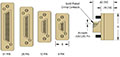 0.790 Inch (in) Dimension A Micro D Type Multi-Pin/Instrumentation Plug (21573-01-A)