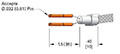 12, 24, and 36 Inch (in) Termination Length Duplex Shielded Two Conductors In-Vacuum Cable (18682-12-AC)