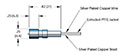 12, 24, and 36 Inch (in) Termination Length Coaxial In-Vacuum Electric Cable (18680-12-AA) - 3