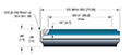 2.37 Inch (in) View Diameter Fused Silica ConFlat Flange Viewport Sight Glass (11466-02-CF)