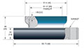 1.37 Inch (in) View Diameter Fused Silica Viewport Sight Glass (4900-01-CF) - 2